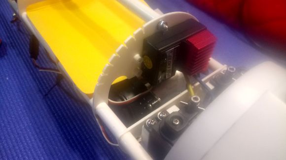 old servo interface board has been removed