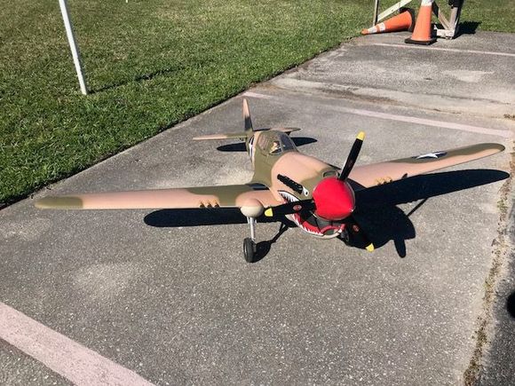 Good shot of both Aircraft International Scale three blade propeller and mair retracts