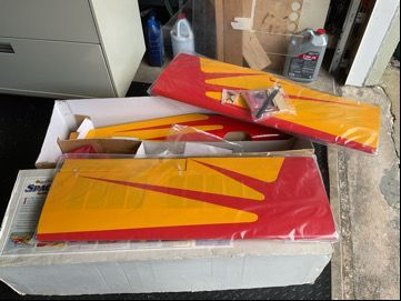 Top Flight Space Walker ARF. NIB. missing directions. 150$ you pay shipping. 