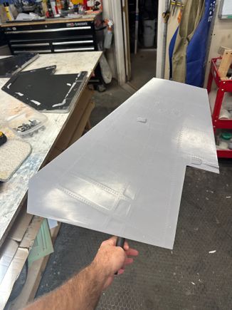 Vertical stab out of the mold.  330grams total weight