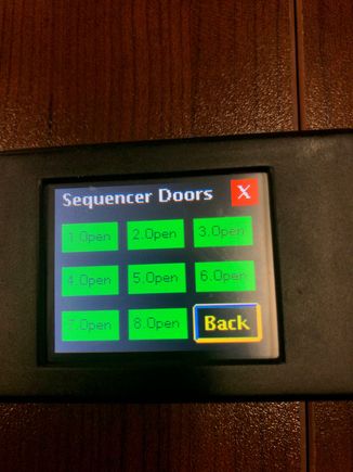 After making sure all the doors are green click the Back button. That's it, you are done.