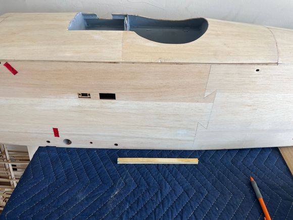 Showing where it is in the fuse