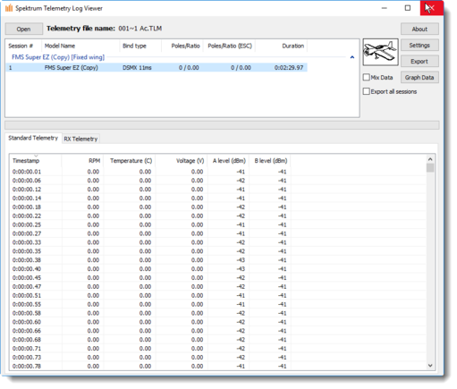 Logs from my quick test