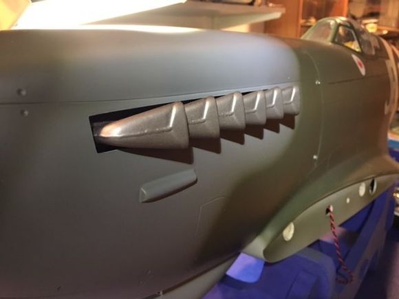 TopRC Spitfire with fishtail shape stacks