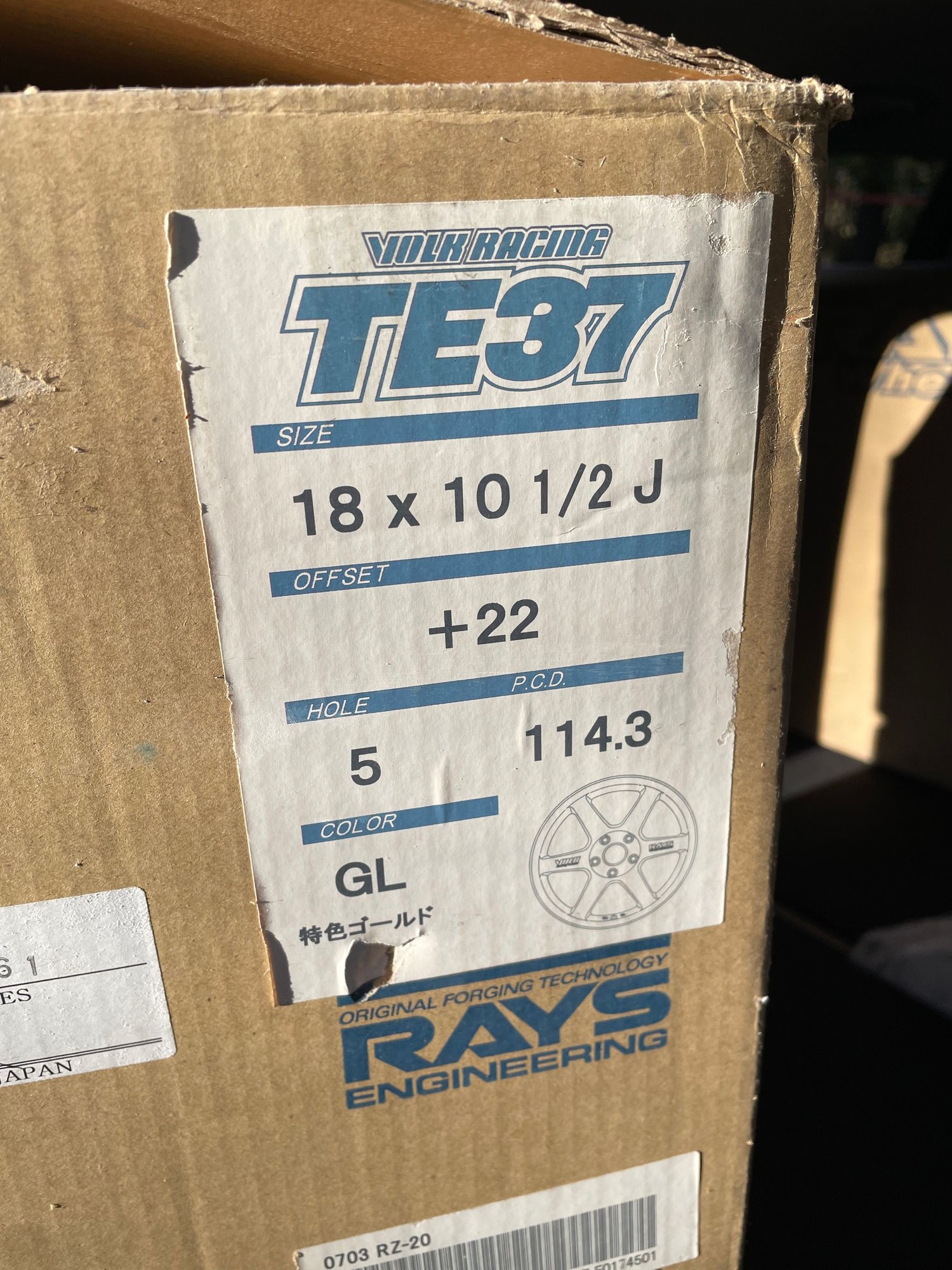 Wheels and Tires/Axles - Volk Racing TE37 GL - New - All Years Any Make All Models - Plainfield, NJ 07062, United States