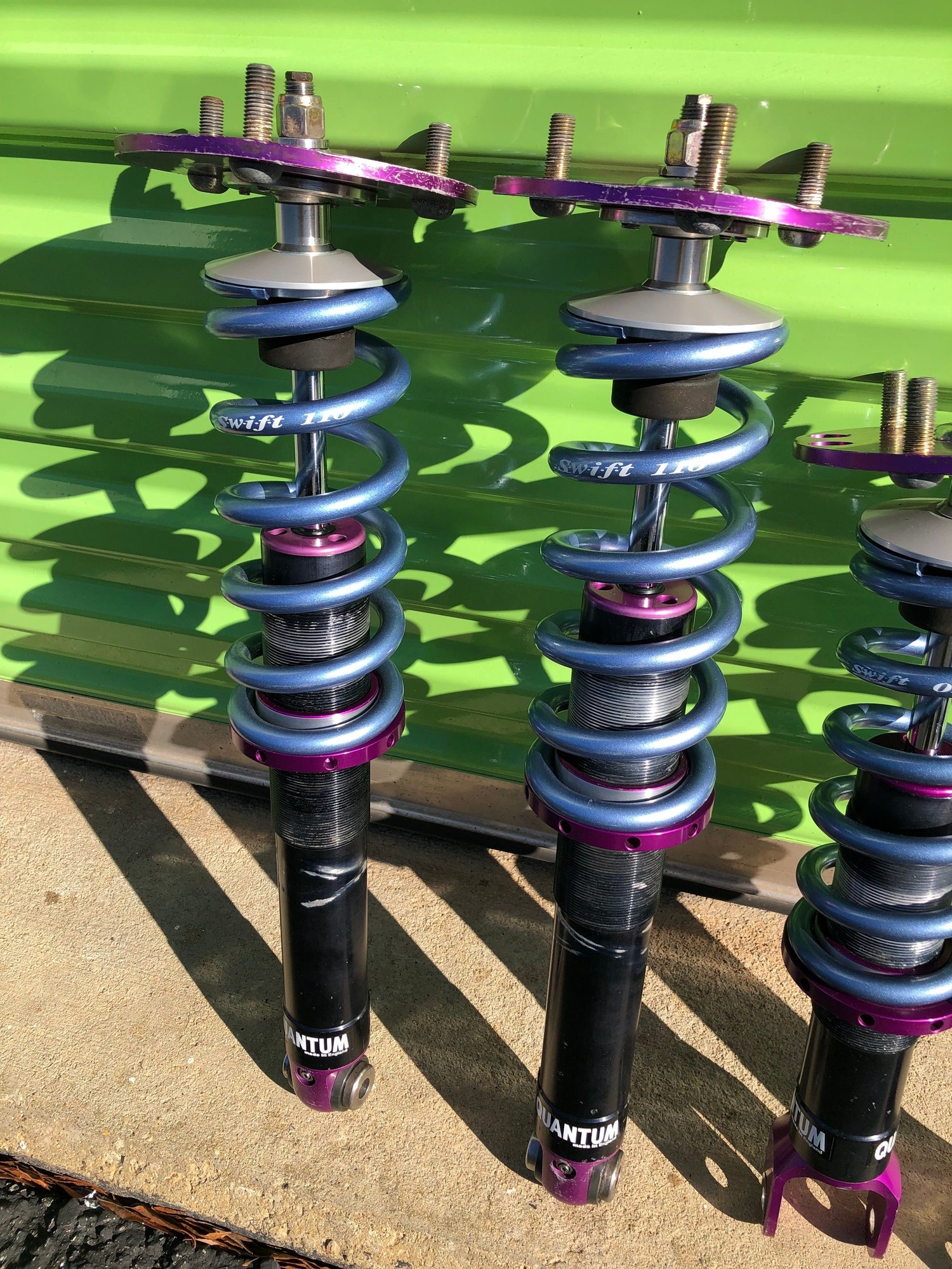 Steering/Suspension - Quantum T5-RS Coilovers w/ 11K/9K Swift Springs - Used - 1993 to 2002 Mazda RX-7 - Hampton, VA 23663, United States