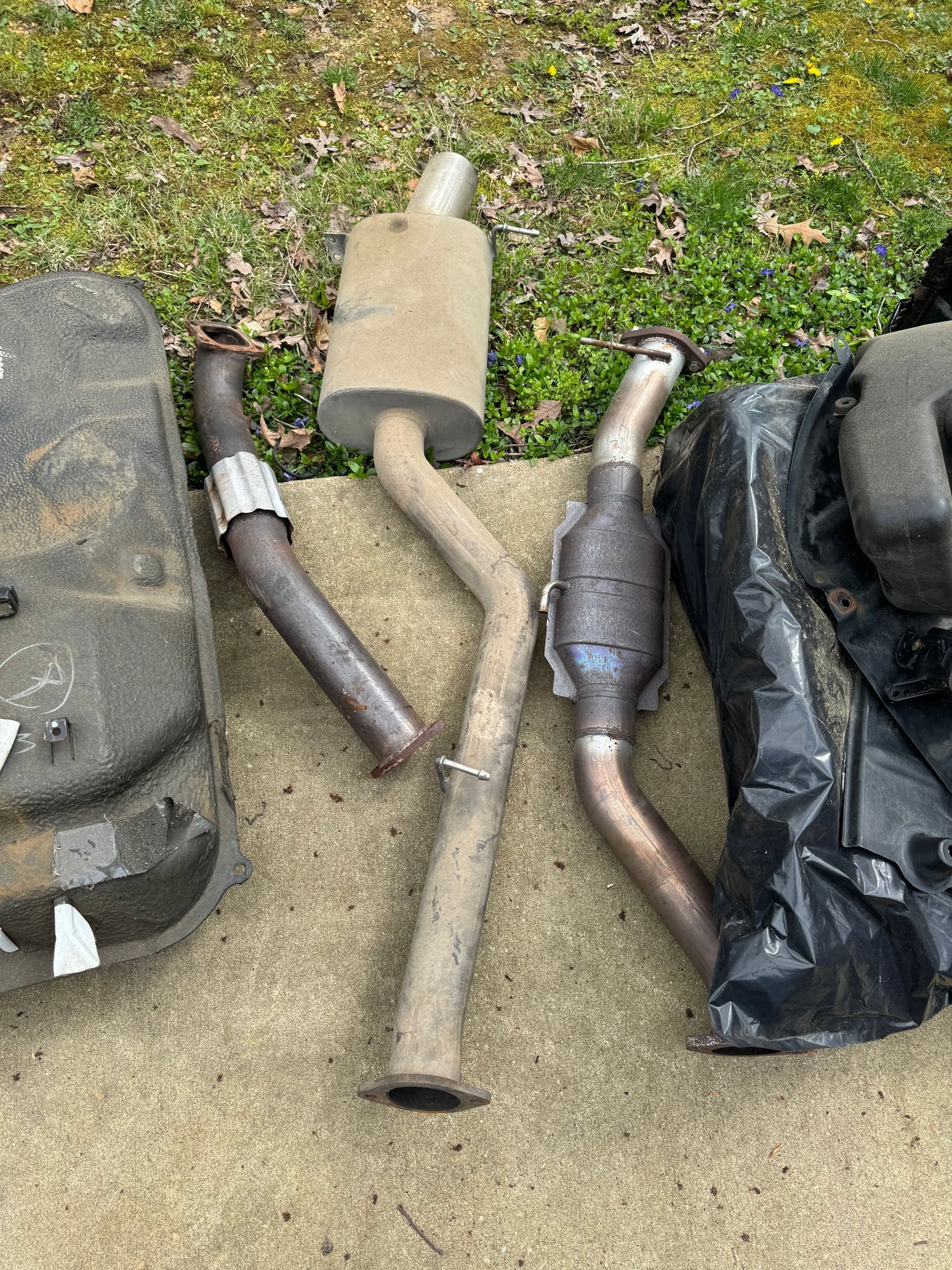 Engine - Exhaust - PFS exhaust plus down pipe and cat (not PFS) - Used - 1993 to 1996 Mazda RX-7 - Leonardtown, MD 20650, United States