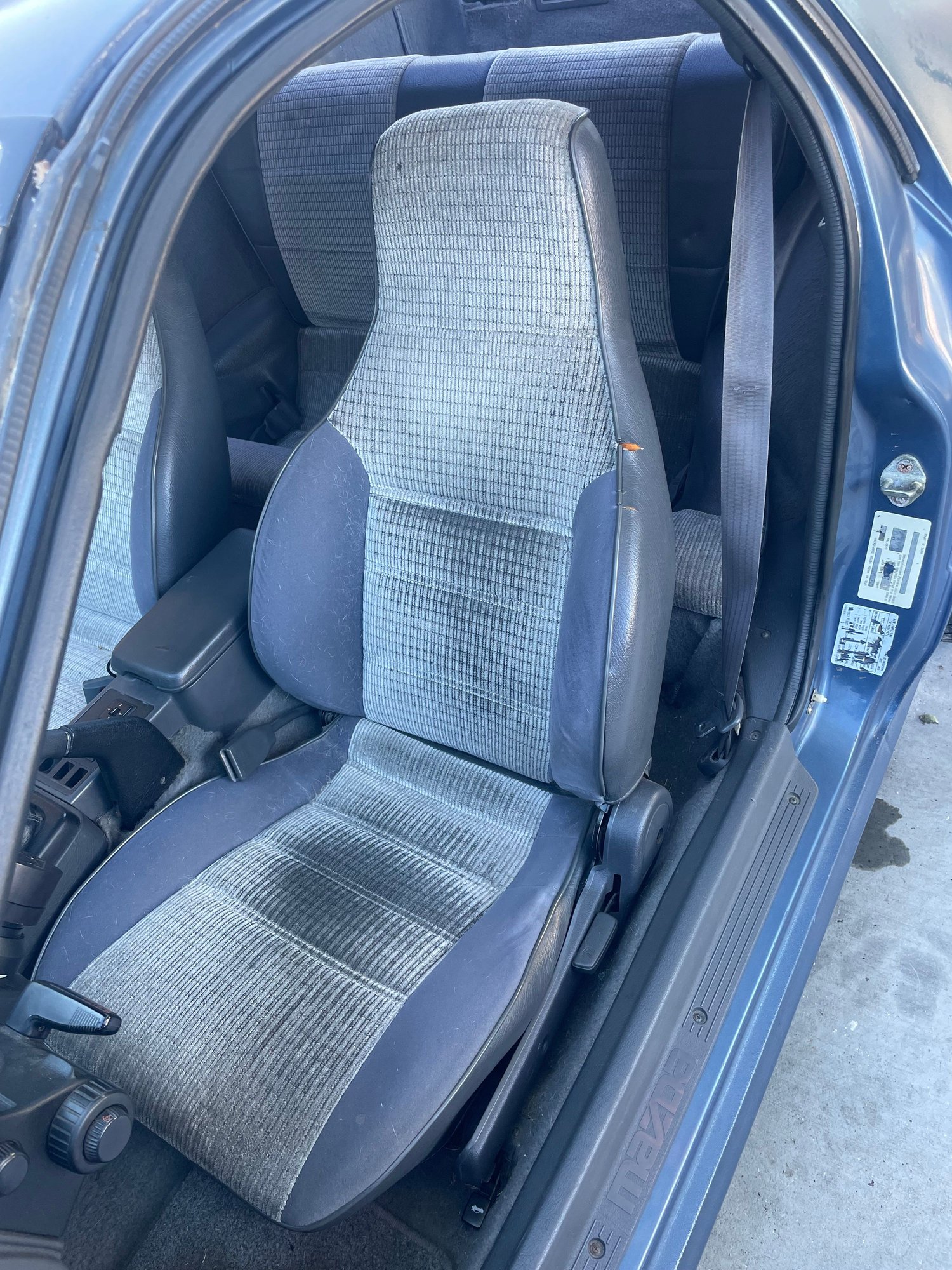Interior/Upholstery - Gray Front and Rear Seats - Used - 1986 to 1991 Mazda RX-7 - San Leandro, CA 94579, United States
