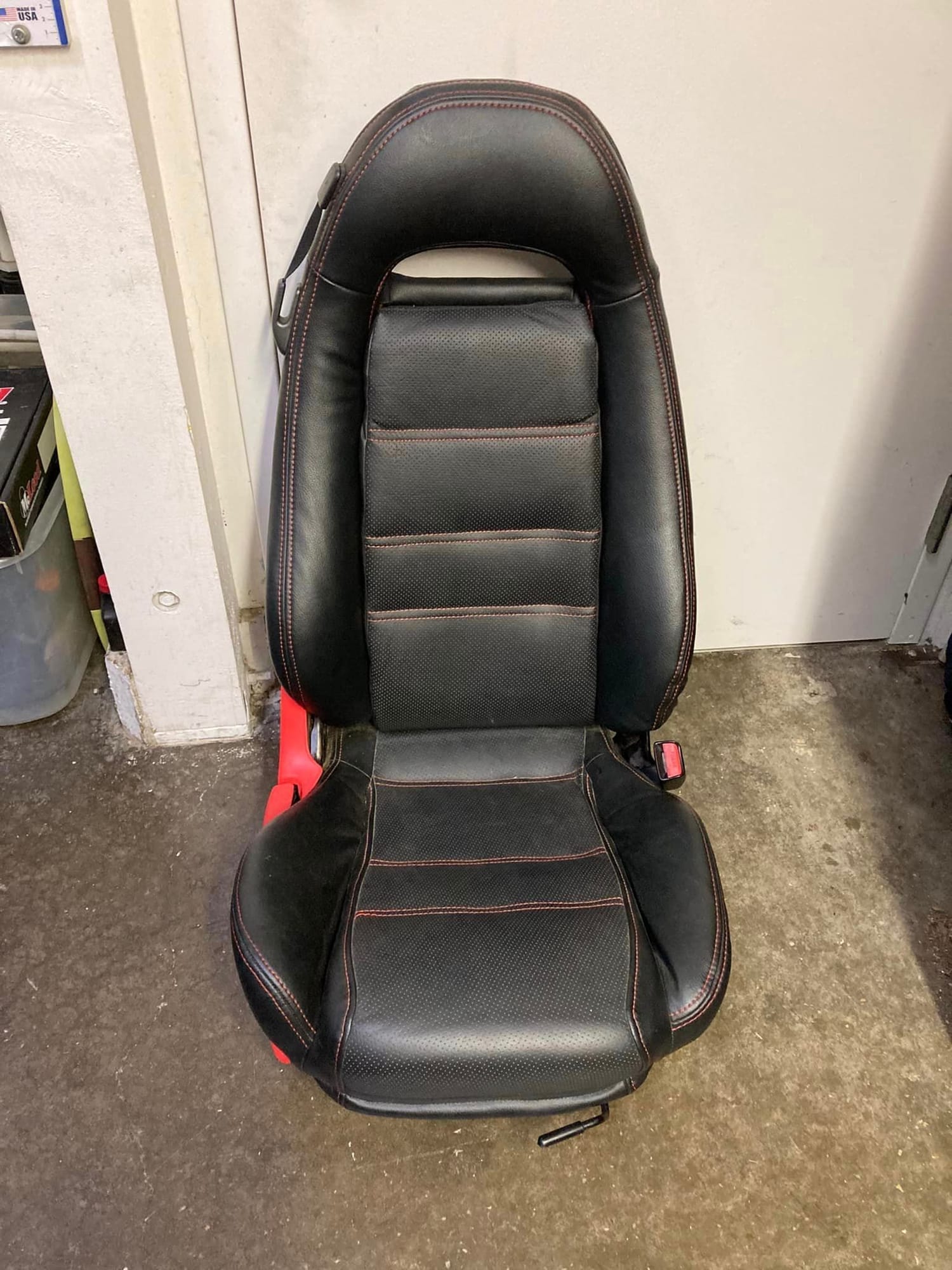 Interior/Upholstery - FD black seats recovered in black leather.... red stitching!  Very nice condition! - Used - San Ramon, CA 94583, United States