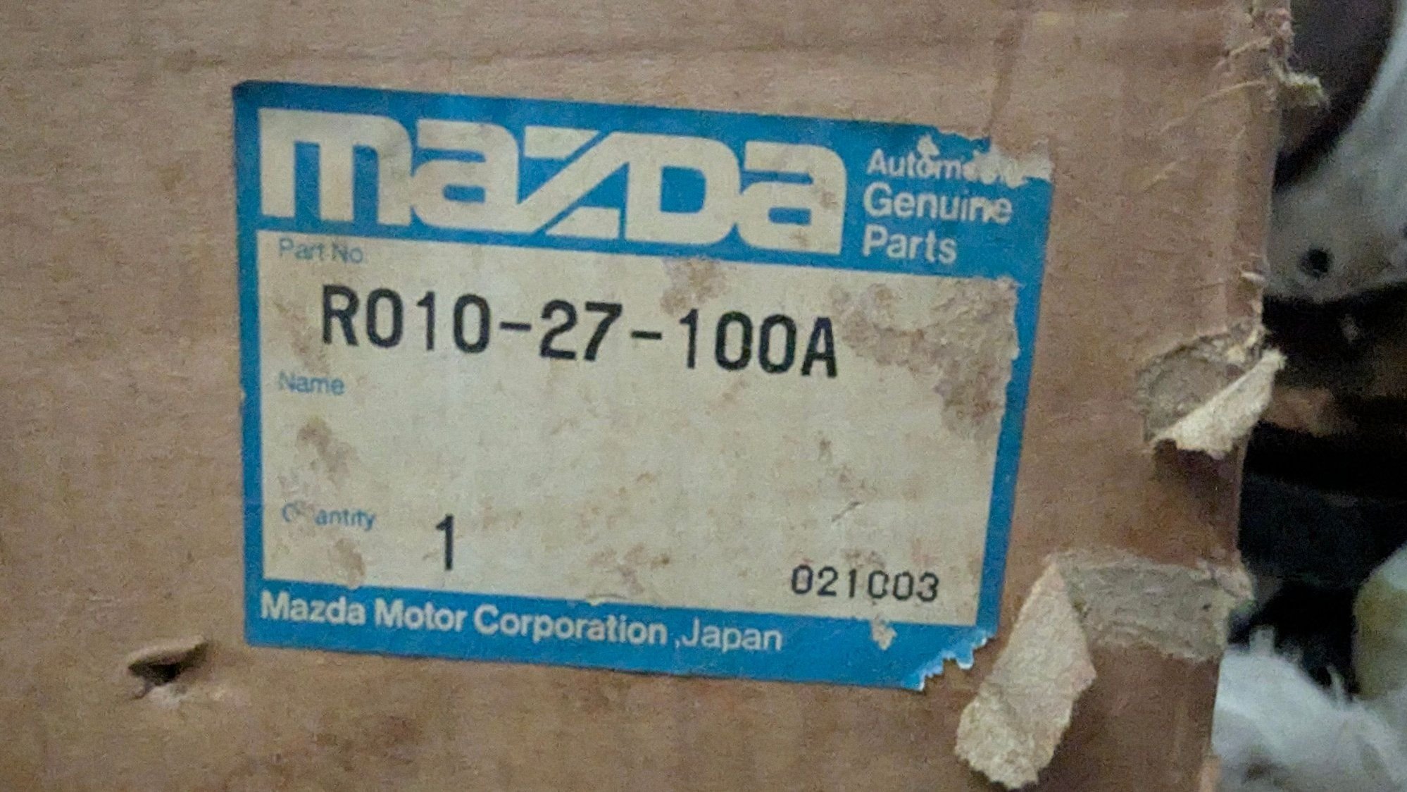 Drivetrain - 93-95 FD Rx7OEM Automatic Rear Differential NOS In Box R010-27-100A - New - 1993 to 1995 Mazda RX-7 - Dallas, TX 75214, United States