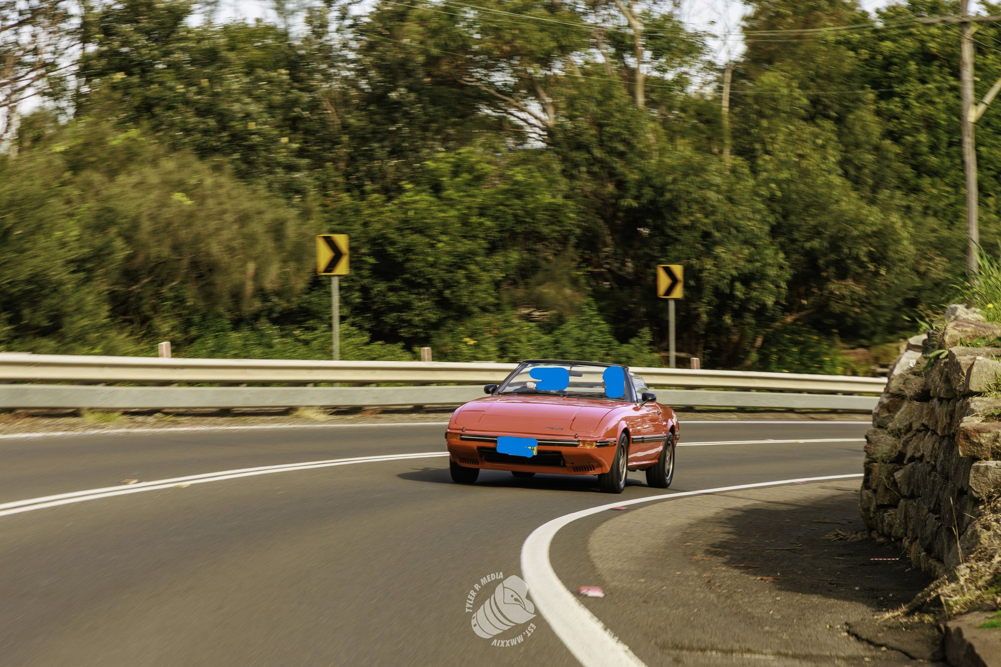 Heading north along Lawrence Hargrave Drive, approaching the Sea Bridge from Clifton.
