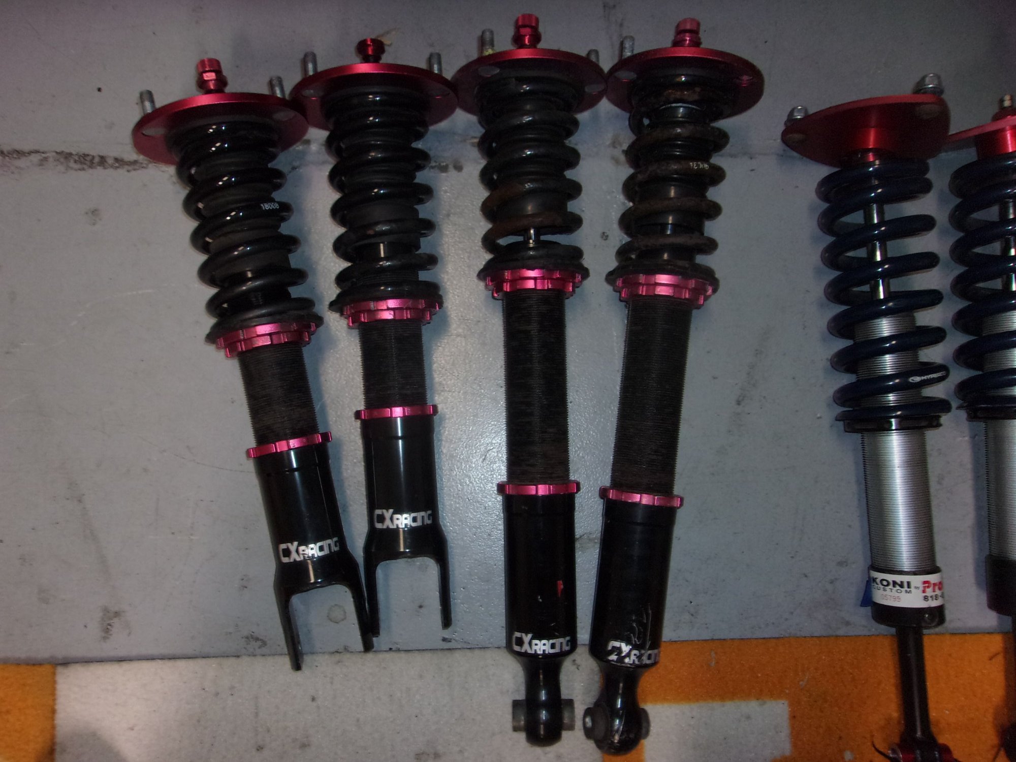 Steering/Suspension - CXracing & Koni ProParts Coilovers - Used - 1993 to 2002 Mazda RX-7 - Murfreesboro, TN 37130, United States
