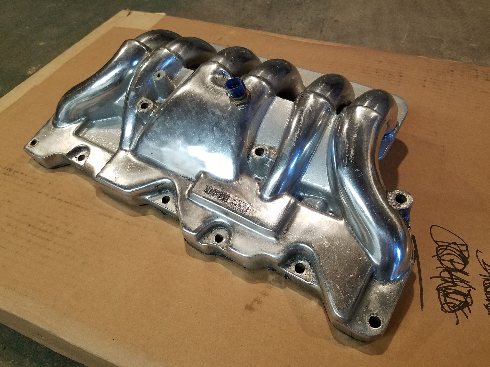 Engine - Intake/Fuel - *Custom* N/A 20B Intake Manifold, *Custom* LS1 Coils Kit; GM TPS; 20B Engine Harness - Used - 1993 to 1999 Mazda RX-7 - Chicago, IL 60630, United States