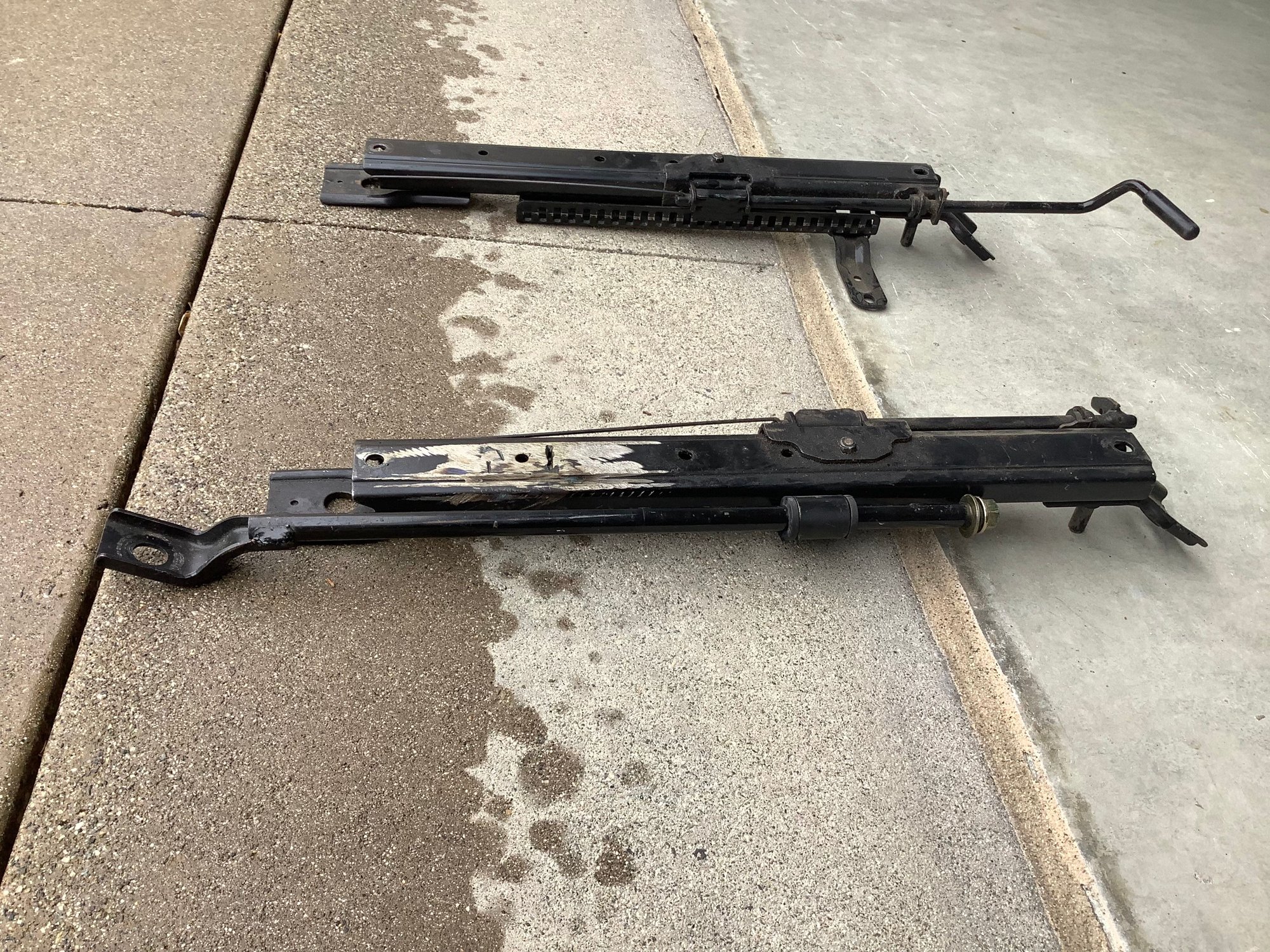 Interior/Upholstery - 93 94 95 OEM Mazda RX7 FD3S Manual Seat Track Rail Slider - Left (Driver) Side - Used - 1993 to 1995 Mazda RX-7 - Mission Viejo, CA 92694, United States