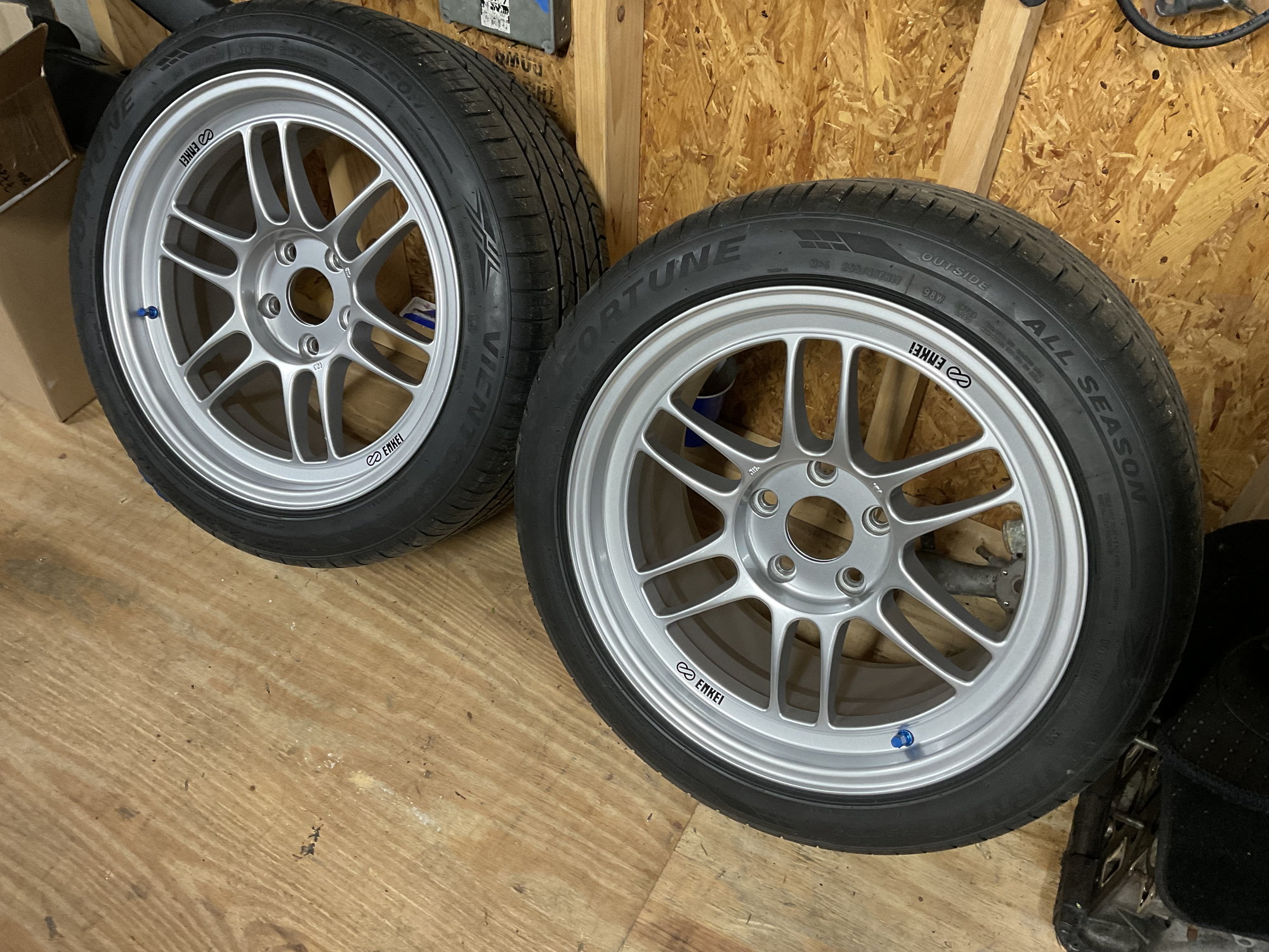 Accessories - New Enkei RPF1 17x9 35 Offset Complete set (4 Rims) Brand New Tires 255/40/17 RX7 FD - New - 1992 to 2002 Mazda RX-7 - Prince Frederick, MD 20678, United States