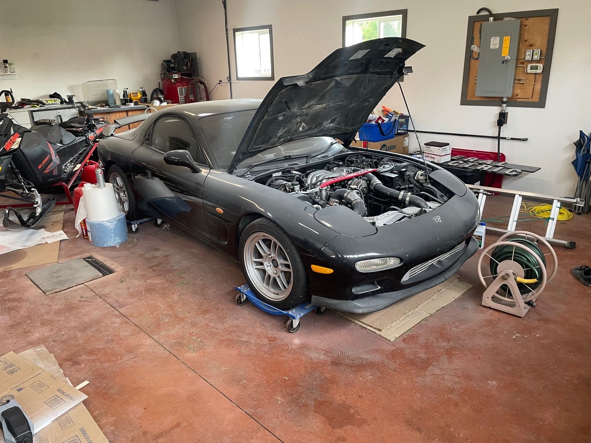 how the car has sat for the last year and a bit