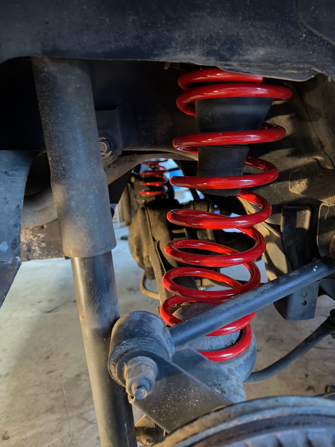 The RB springs will be much easier to wiggle in place.