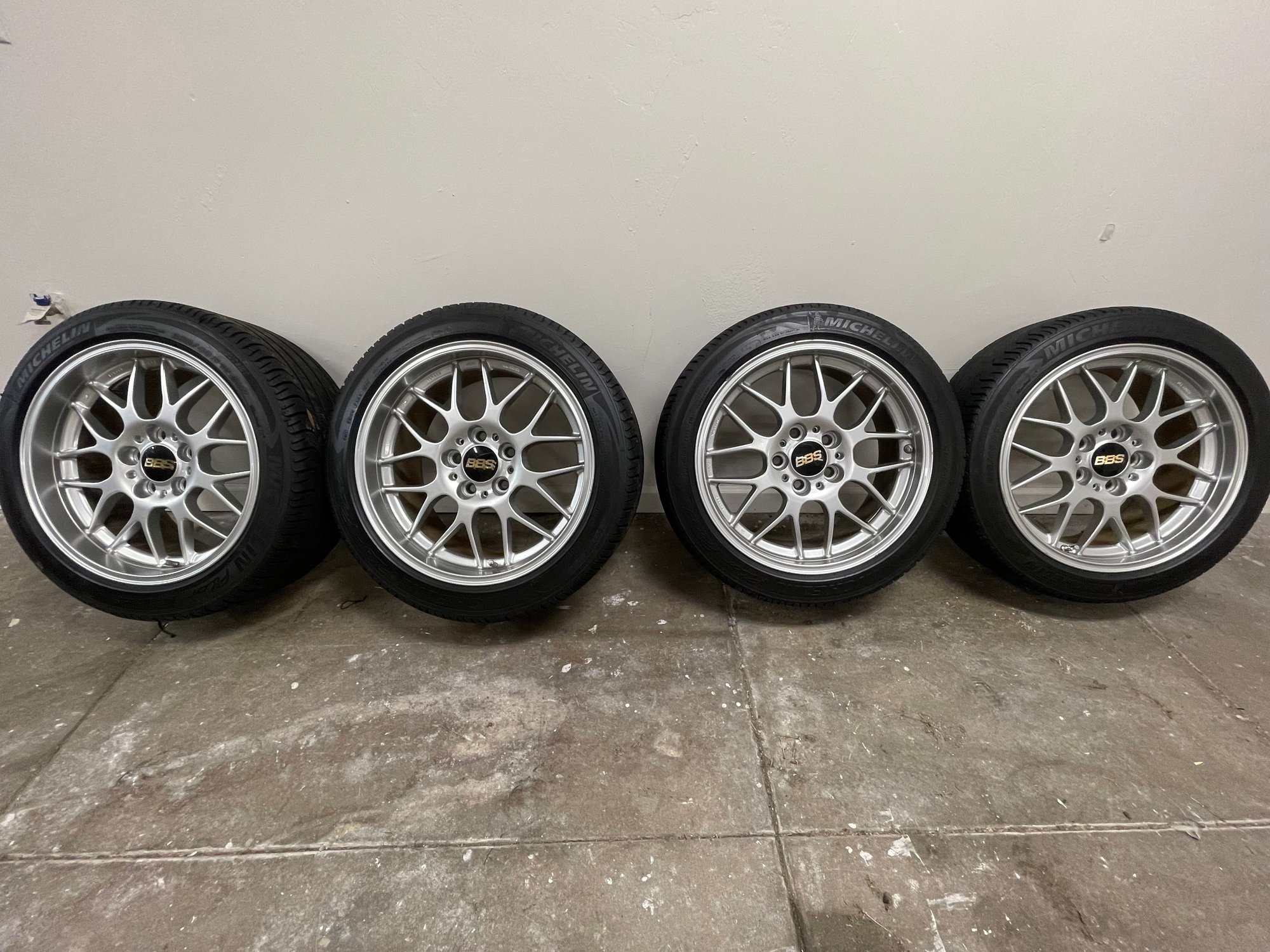 Wheels and Tires/Axles - 17” BBS RGR Wheels, FD RX-7 fitment, 17x9 inch RX7 RG-R Rims with Tires - Used - 1992 to 2002 Mazda RX-7 - San Francisco, CA 94118, United States