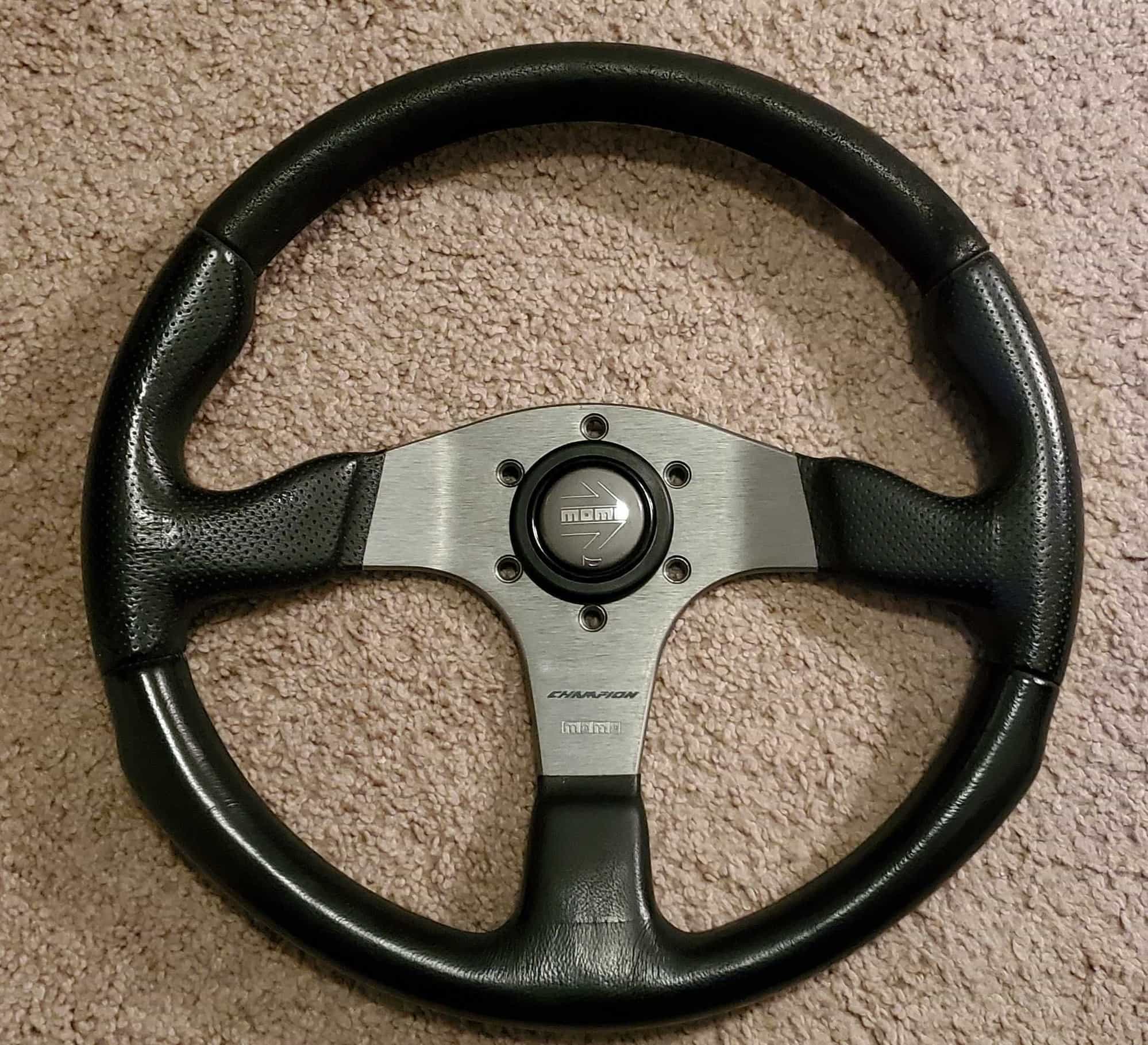Interior/Upholstery - MOMO Champion Steering Wheel, widefoot pedal extender, A/C compressor and lines - Used - All Years Any Make All Models - Austin, TX 78610, United States