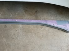 Make your foam spacer if you want a low side skirt  