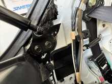 snap gas struts in place and done! Easy!