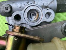 O-ring fits in the pump body but not on the suction fitting.