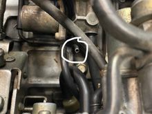 this is the vaccum leak, can add more picture, but i dont know where it goes and cant find in owner manuel.