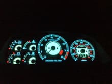 reverse glow gauges. dont know if il keep them