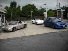 Me and my friends on our way to O.C. car show