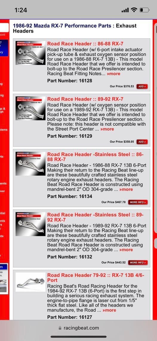 Engine - Exhaust - WTB Second Gen RX-7 HEADER NA S5 PREF RB - New or Used - 1986 to 1992 Mazda RX-7 - Davenport, IA 52802, United States