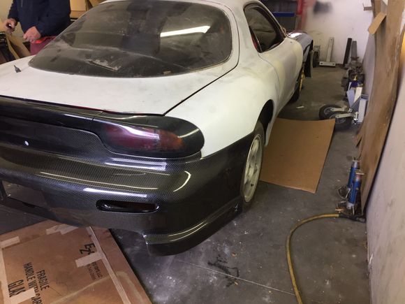 Rear Bumper Pass Fit with Lights