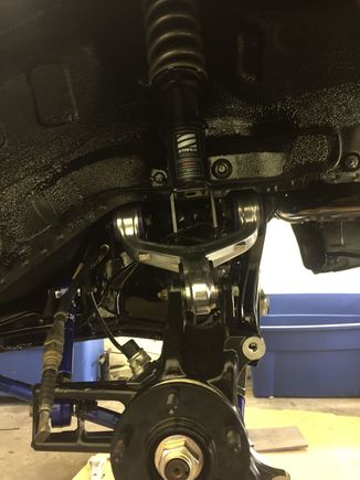 Stance rear coilsovers installed