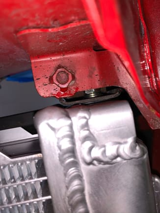 The koyorad radiator is larger than OEM and needs some slight modifications to fit correctly. 