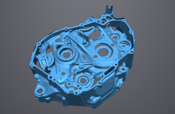 YZF engine case scan