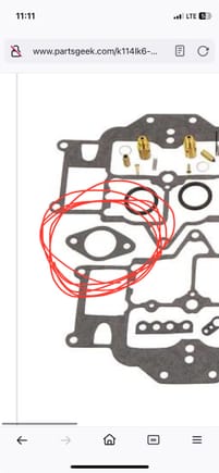 i’m assuming this is for a different model of nikki 4 barrel, as they also included an extra slightly different main body/air horn gasket. didn’t remove anything like this nor did i see it noted anywhere on the exploded parts diagrams. sorry if this is a silly question 