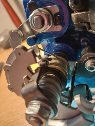Bracket points to the main spring attachment bracket!