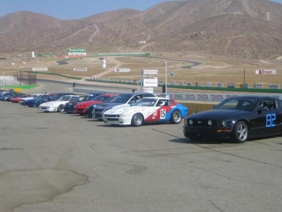 It's funny how when your in a slower car and drive really good, nobody really thinks your that good. But when you jump into a faster car, and do know how to drive. People take note.
Sitting on pole @ Willow Springs