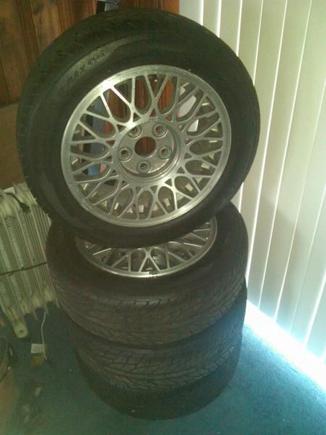 New Sneakers for Maxine. Stock 16&quot; turbo wheels with 205/55/16 General GMax AS-03