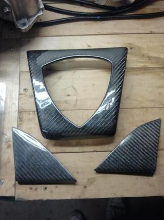 carbon fiber shifter and door trims