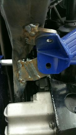 custom tabs for rear lower brace left