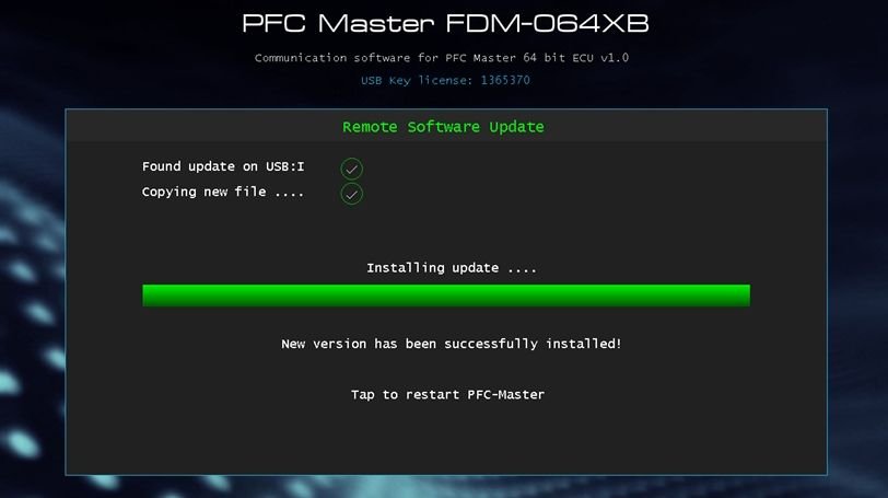PFC Master firmware update