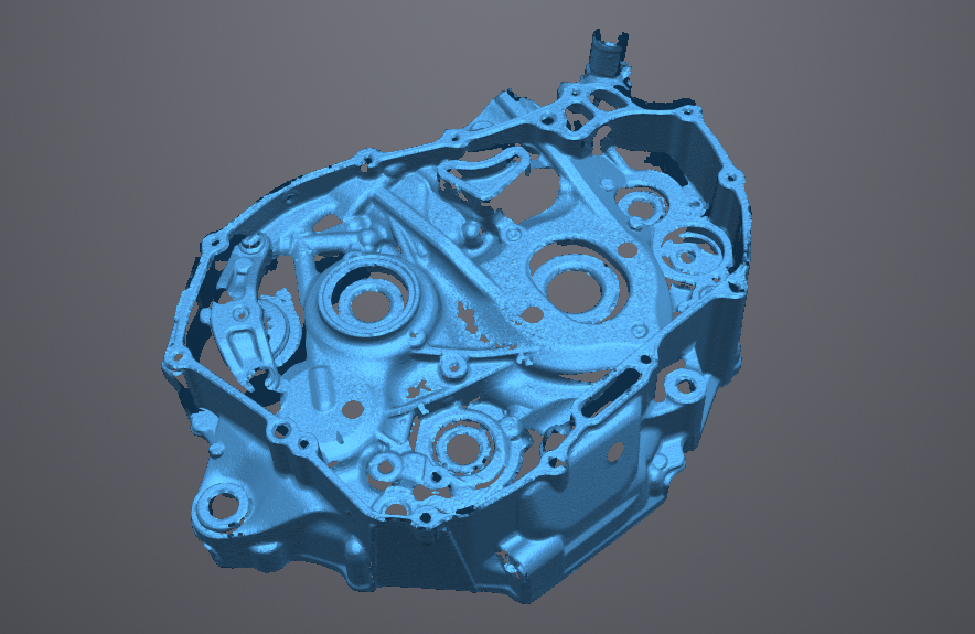 YZF engine case scan
