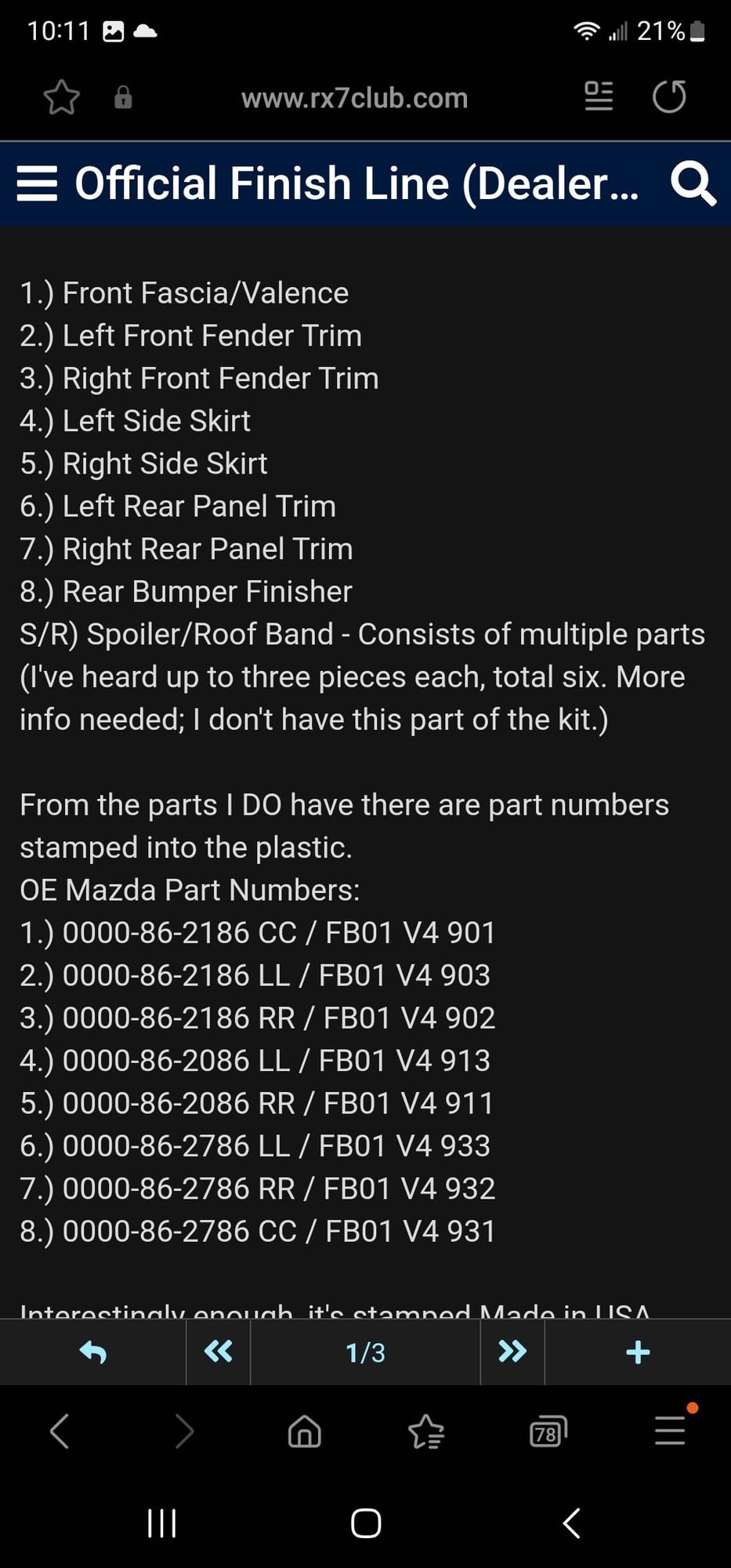Exterior Body Parts - Mazda rx7 fc finish line bodykit - Used - 1986 to 1991 Mazda RX-7 - Brigham City, UT 84302, United States