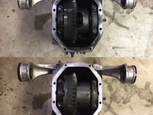 Top pic is the stock diff and bottom pic is the Tomei 2 way.