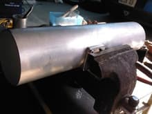 intake MAF flange prepared for welding