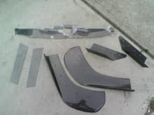 CARBON FIBER front &amp; back spiltter,B pillers and air dividers... putting on soon...