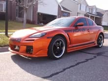 2004 RX8 NEW BODYKIT, DECALS, TINTED WINDOWS, AND TAILIGHTS
