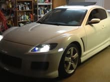 Complete Mazdaspeed bodykit painted &amp; installed. Car hasn't been washed in a few days, will update pictures shortly.