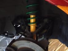 Koni Yellow Struts w/ Tein S-Tech Springs
Josh, Mary, Mike and Myself had fun doing the rears. LOL. Drop is about 1.5&quot;