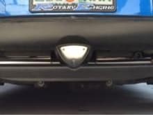 Pettit Racing exhaust system. Rear valance cut out with rotor accent/valance support.